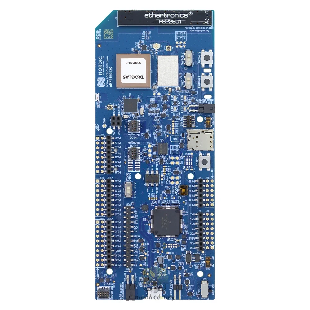 FOR Nordic nRF9160-DK LTE-M NB-IoT GPS Development Kit Board ARM Cortex-M33 1MB Flash 256KB RAM 64MHz 700MHz-2.2GHz eSIM
