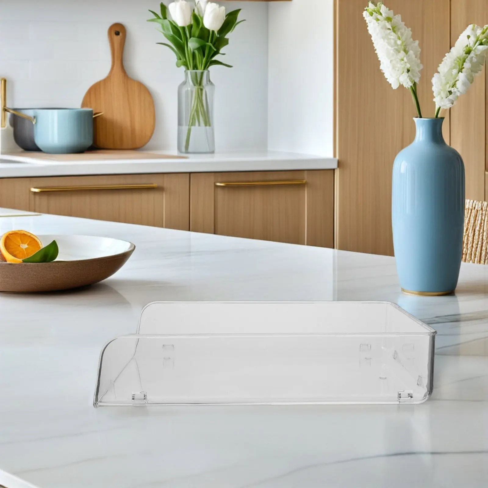 

Многоуровневая прозрачная полка-органайзер для холодильника и морозильной камеры для мяса, овощей, остатков еды, разделитель для полок, максимальное использование пространства