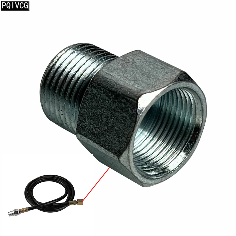 

Светодиодный ная Co2 DJ трубка для пистолета, Co2 газовый резервуар, манометр, Интерфейсный фитинг