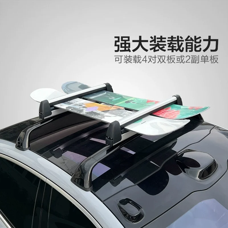 Picture 5: Car Roof Ski Rack Car Sled Rack Clip Fixed Luggage Bracket Placement Rack Lightweight and Durable Aluminum Alloy