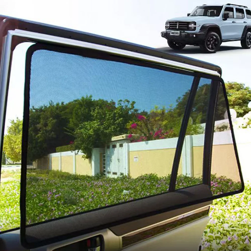 Fit For Tank 700HI4-T 2024 2025 Card Magnetic Mesh Side Window Sunscreen Sunscreen Thermal Insulation Mosquito Control