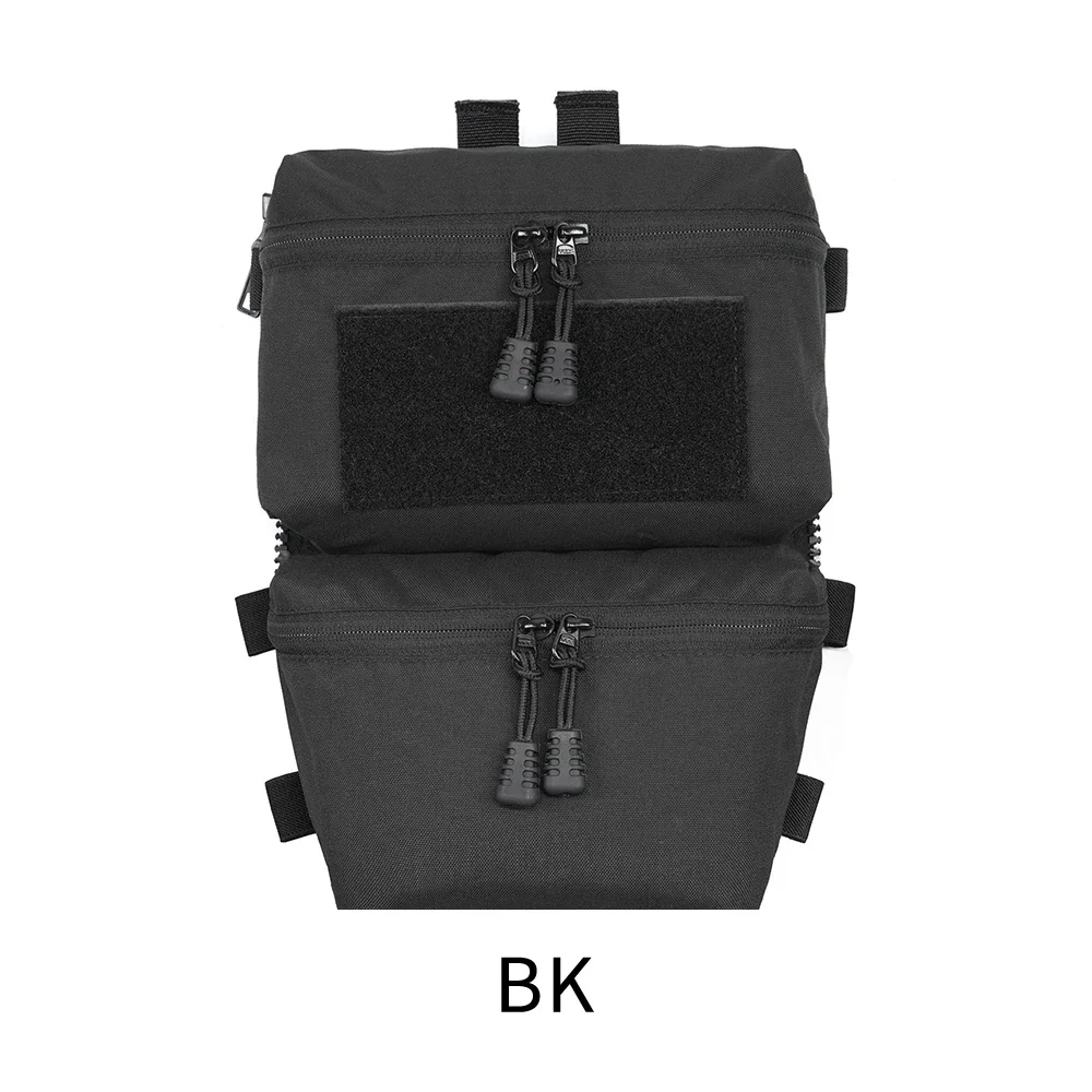 FERRO STYLE Back Panel Double Pouch Tactical Pouch Bag Airsoft Quick Release Molle Plate Carrier War Game Outdoor Gear FCPC V5