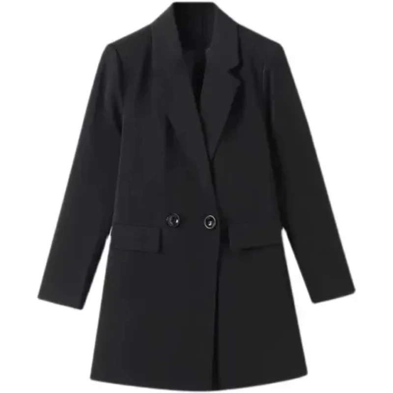 

Ele Bla Outerwear Suiting Spring Autumn Seasons Loose Fit Luxury Brand Women's Faion Casual Commute Sle Polyester F...