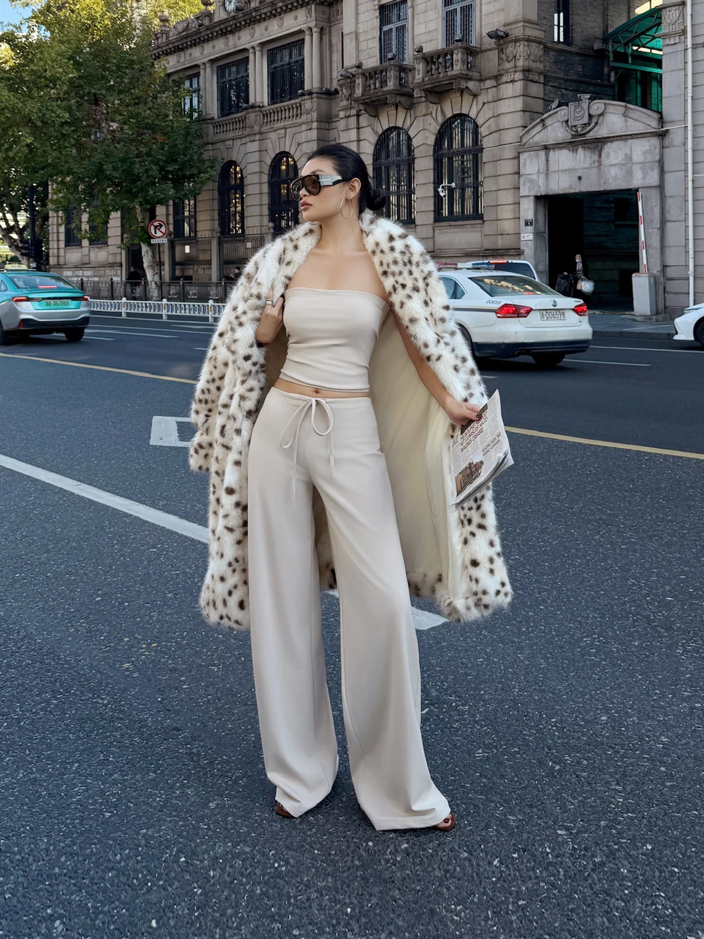 

VJIA Comfortable Wide Leg Yoga Pants Low Waist Tie Dye Fce Women's Slimming Casual Pants High Elastici Breathable