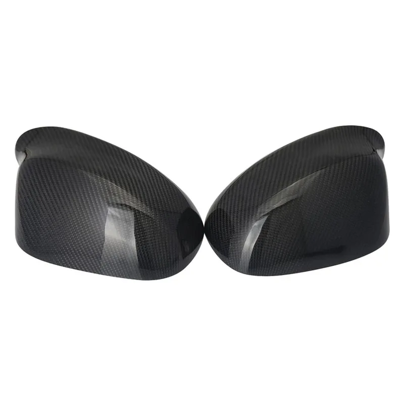 For E90 E91 2009-2013 3 Series Real Carbon Fiber Replacement Car Mirror Cap Rear view Side Mirror Covers Case