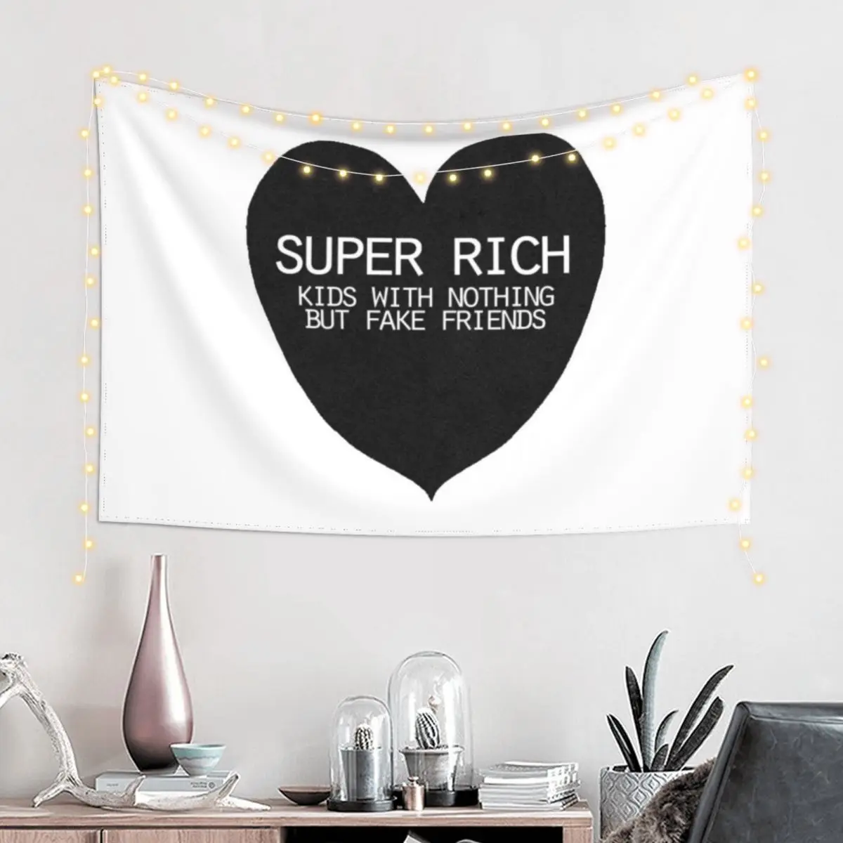 Super Rich Kids With Nothing But Fake Friends Tapestry Decoration Home Wall Tapestries Decoration Bedroom Tapestry