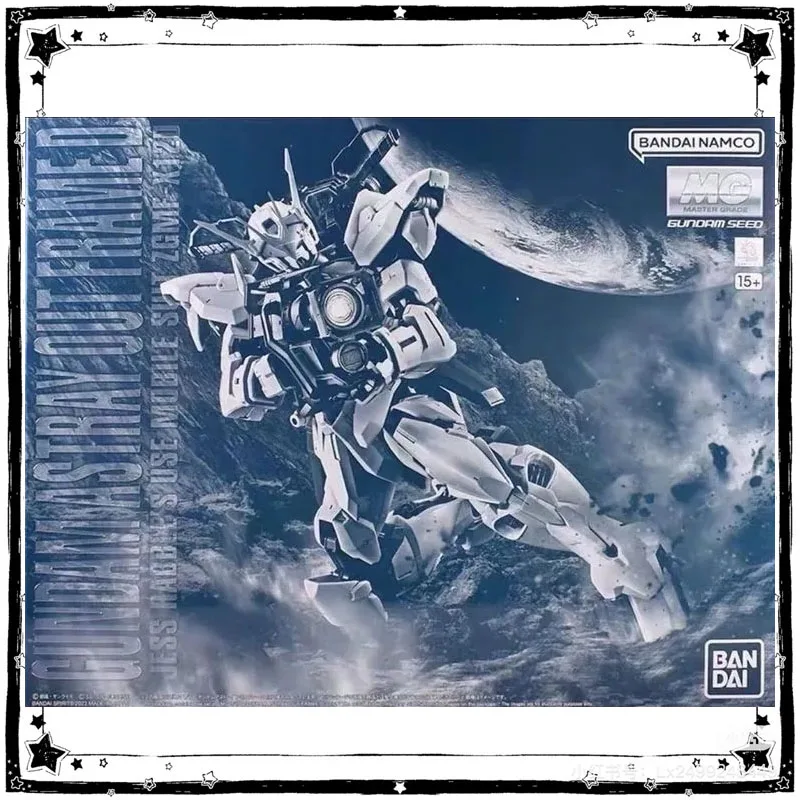 

In Stock Bandai Gundam Model Kit Anime Figure MG 1/100 Astray Out Frame D Anime Action Figure Collection Assembly Model Toy Gift