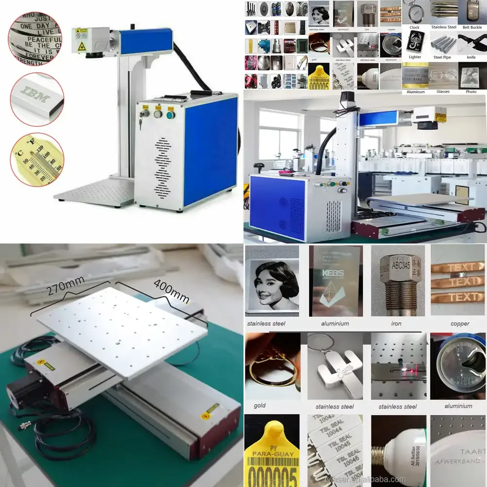 Jpt Raycus Mopa M7 50W 60W 100W Fiber Marking Machine for Metal Engraving Color Marking on Guns Jewelry