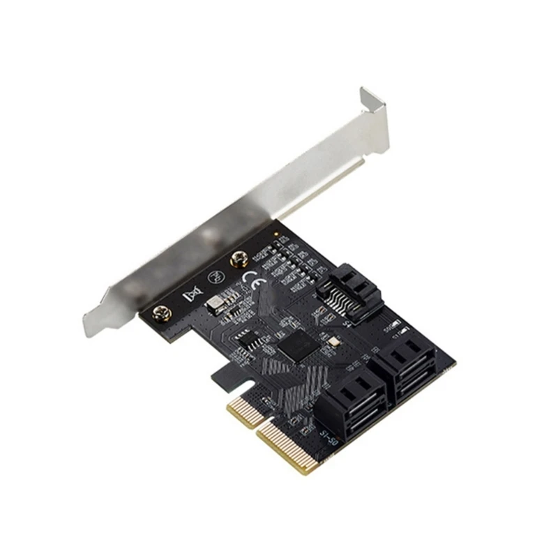 PCIe Card 5Ports PCIE to 5port Expansion Cards 6Gbps JMB585 Chip 896C