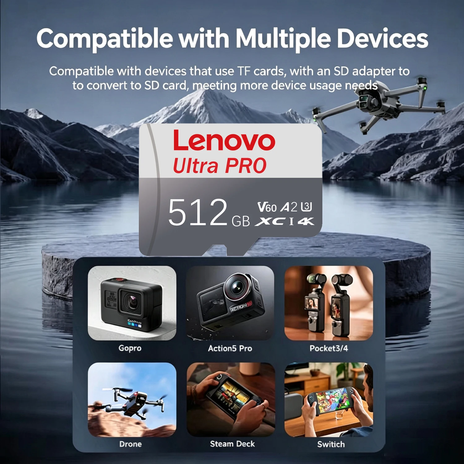 Kartu Memori Micro SD Lenovo H - Home Security Drones ulasan dan harga