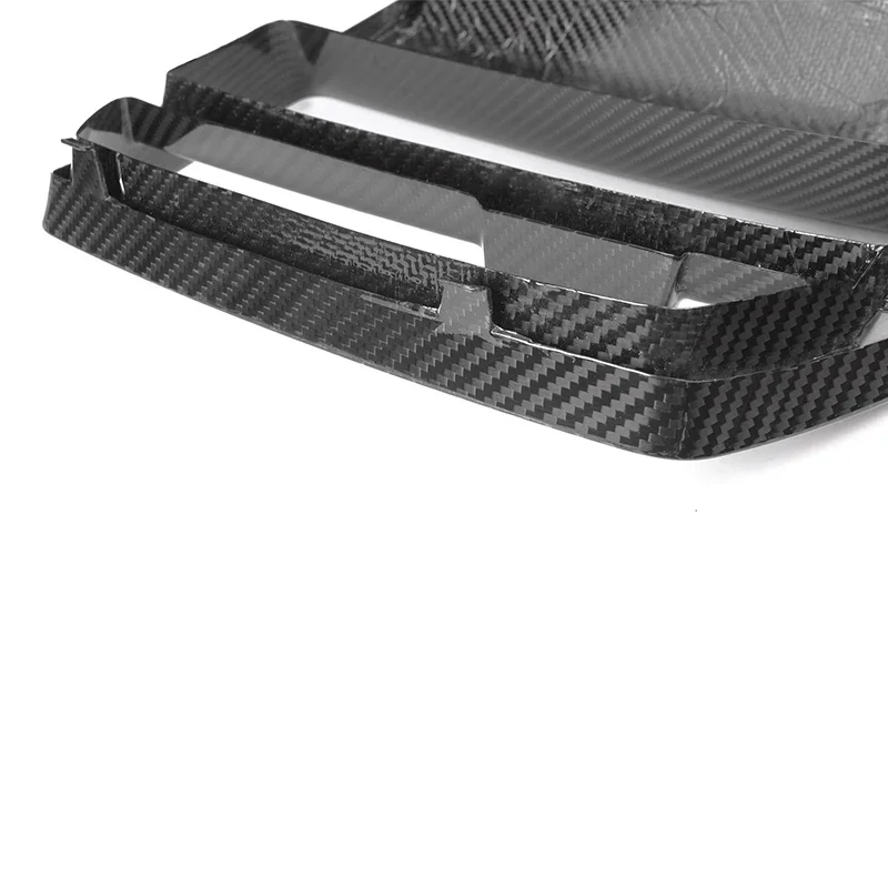 Car Accessories For BMW Dry Carbon Fiber Front Bumper Grille G80 M3 4 Series G82 G83 M4 2021+ ST Style Automotive Spoiler