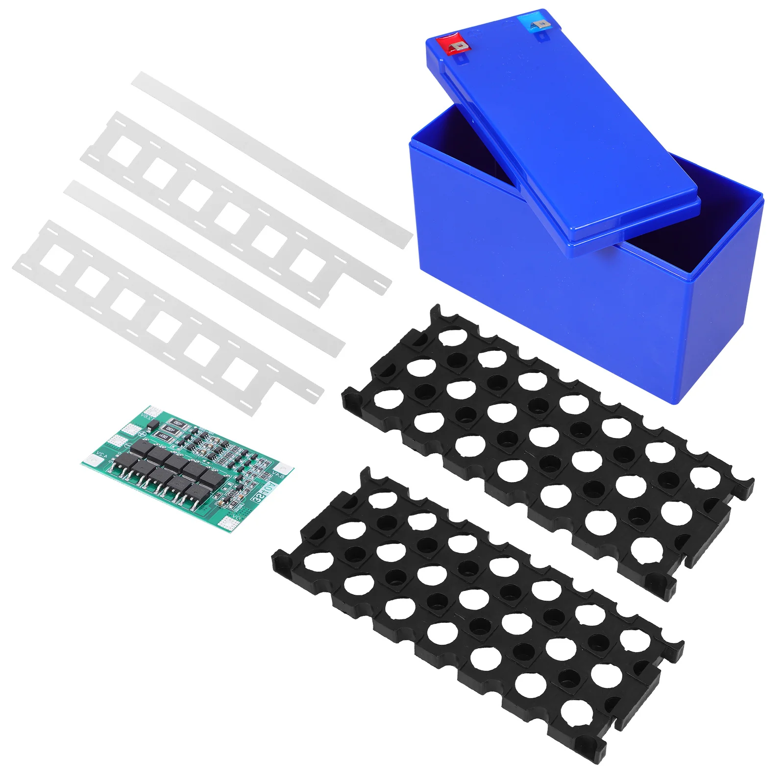 

Pack Case Replacement Enclosure Protective Shell Cover For Lithium Diy Holder Unit Durable Plastic Sealing Design Pcb