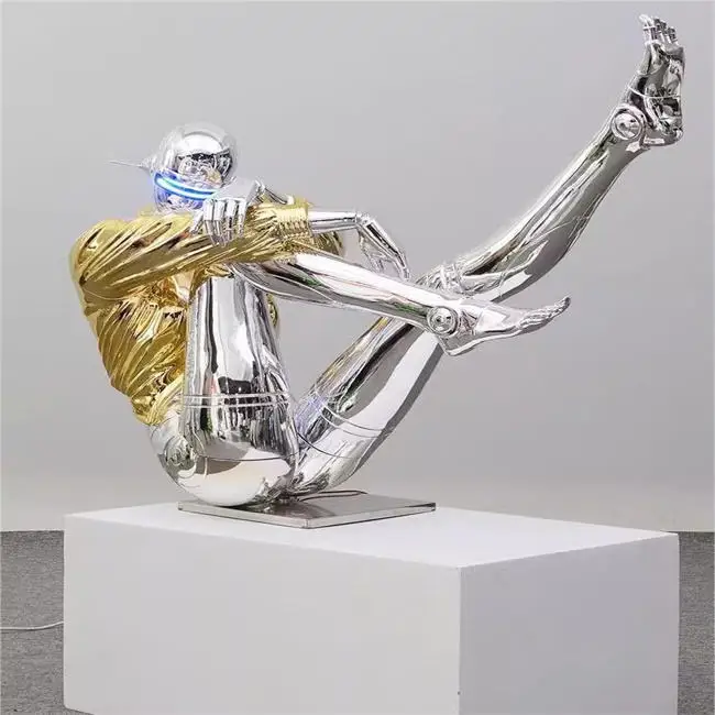 Abstract art model luxury floor lamp human body floor lamp sculpture floor lamp interior