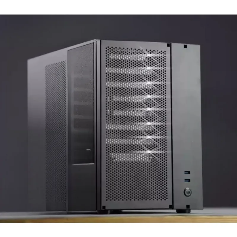 8-drive NAS Chassis ATX Black Synology Flying Bull Storage Hard Drive Case, ATX Power Supply, Mid-Tower Cooler