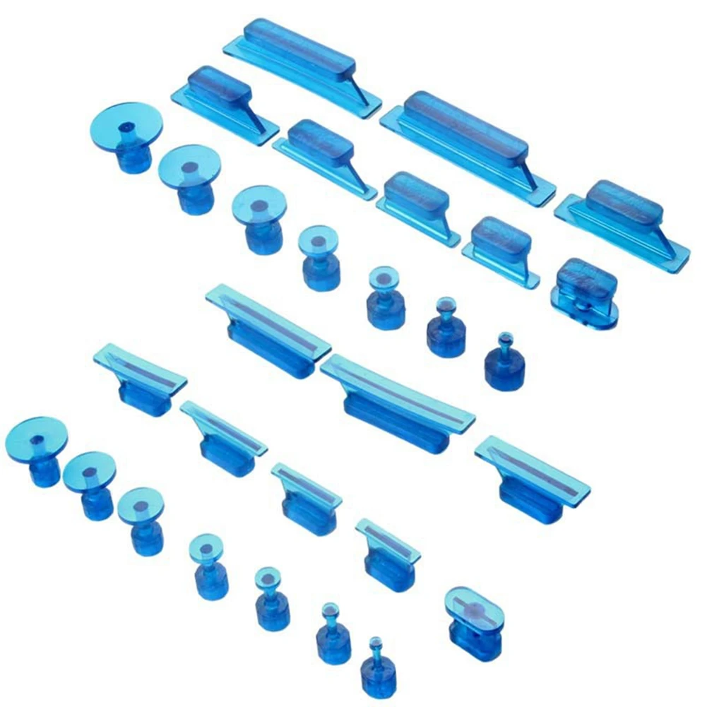 30Pcs/Set Glue Tabs Dent Lifter Tools Dent Puller Removal Tools for Auto Paintless Dent Repair Glue Tabs for Car Body