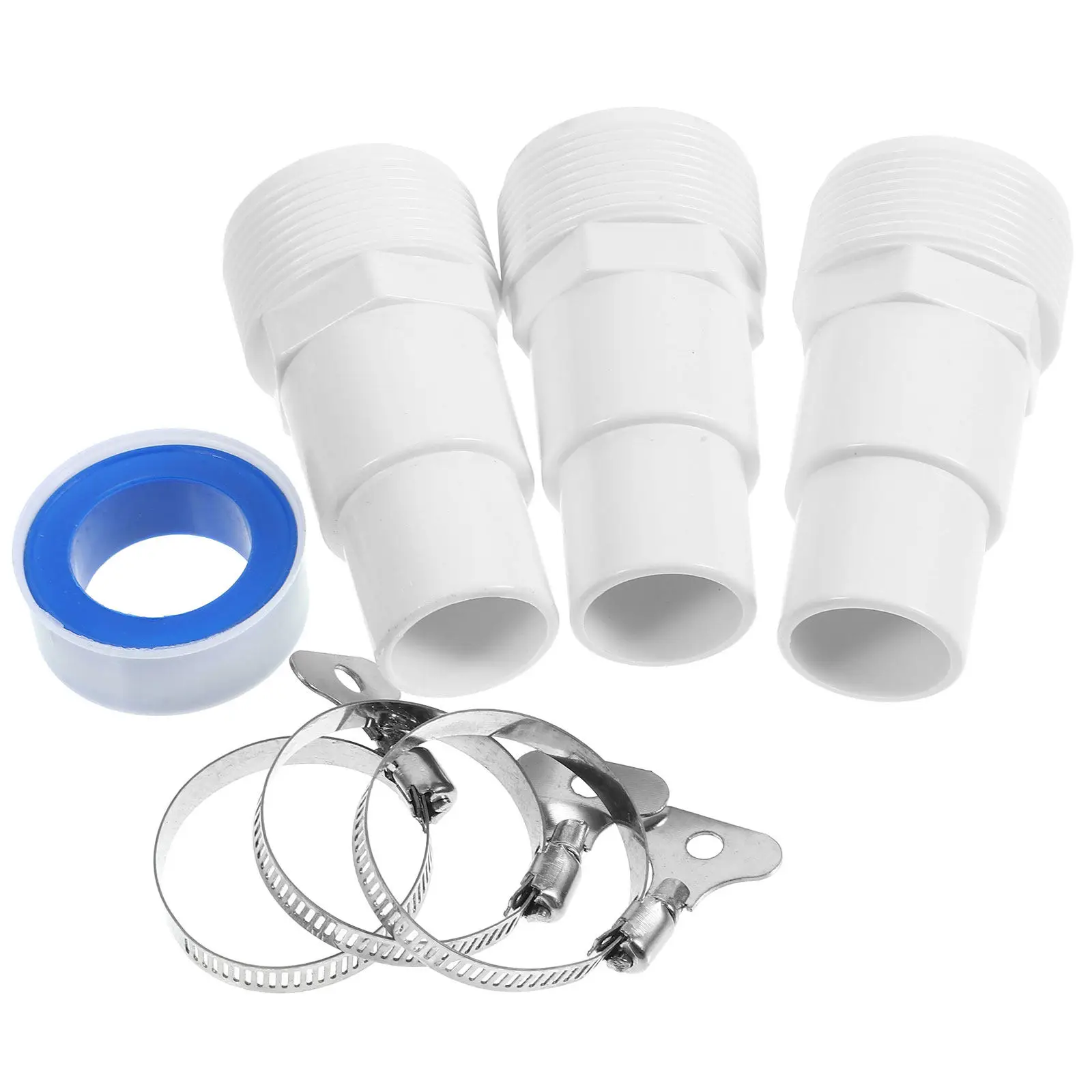 

1Set Heavy Duty Pool Pump Adapter Compatible with Filter Systems Easy Install Low Maintenance Water Residue Reduction Pool Parts