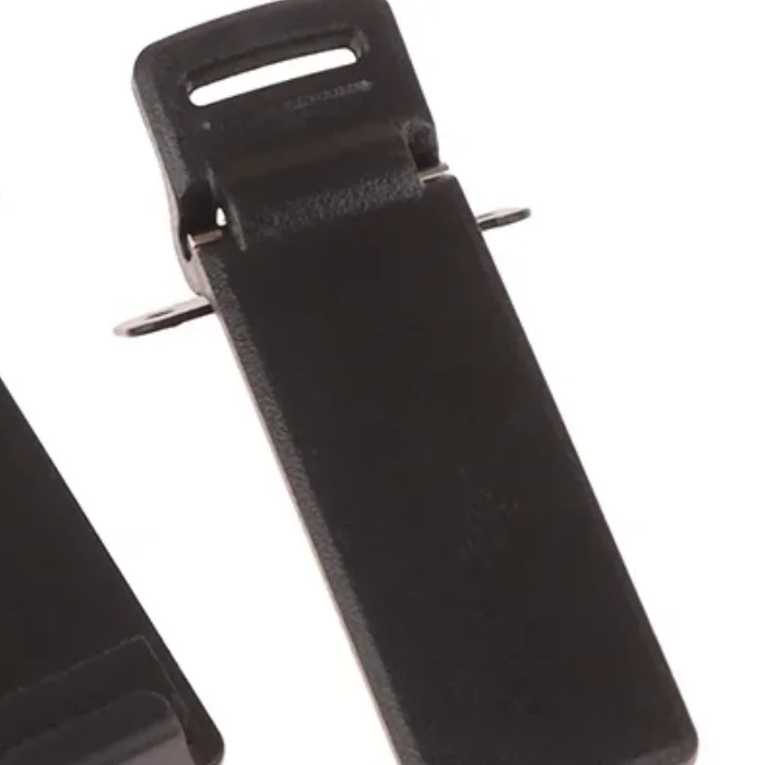 2 個トランシーバースペアパーツバックベルトクリップ Baofeng UV-5R 双方向ラジオ UV5R ラジオアクセサリー用