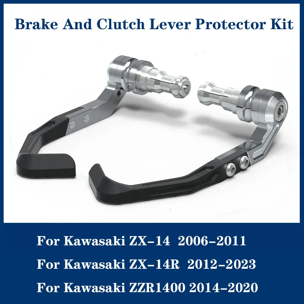 

For Kawasaki ZZR1400 ZX-14 ZX-14R 2006-2023 Brake and Clutch Lever Protector Kit