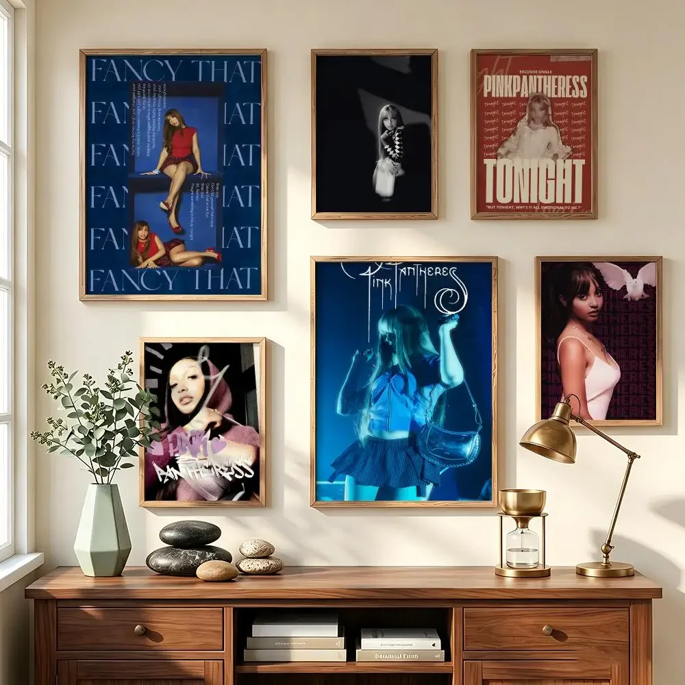 PinkPantheress Painting Calligraphy Poster Art Art Suitable For Living Room Bedroom Bar Parlor Home