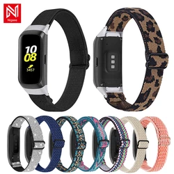 Correa de pulsera elástica para Samsung Galaxy Fit 2, pulsera de nailon que reemplaza la correa de reloj de pulsera de tela para Samsung Fit 2, lazo deportivo