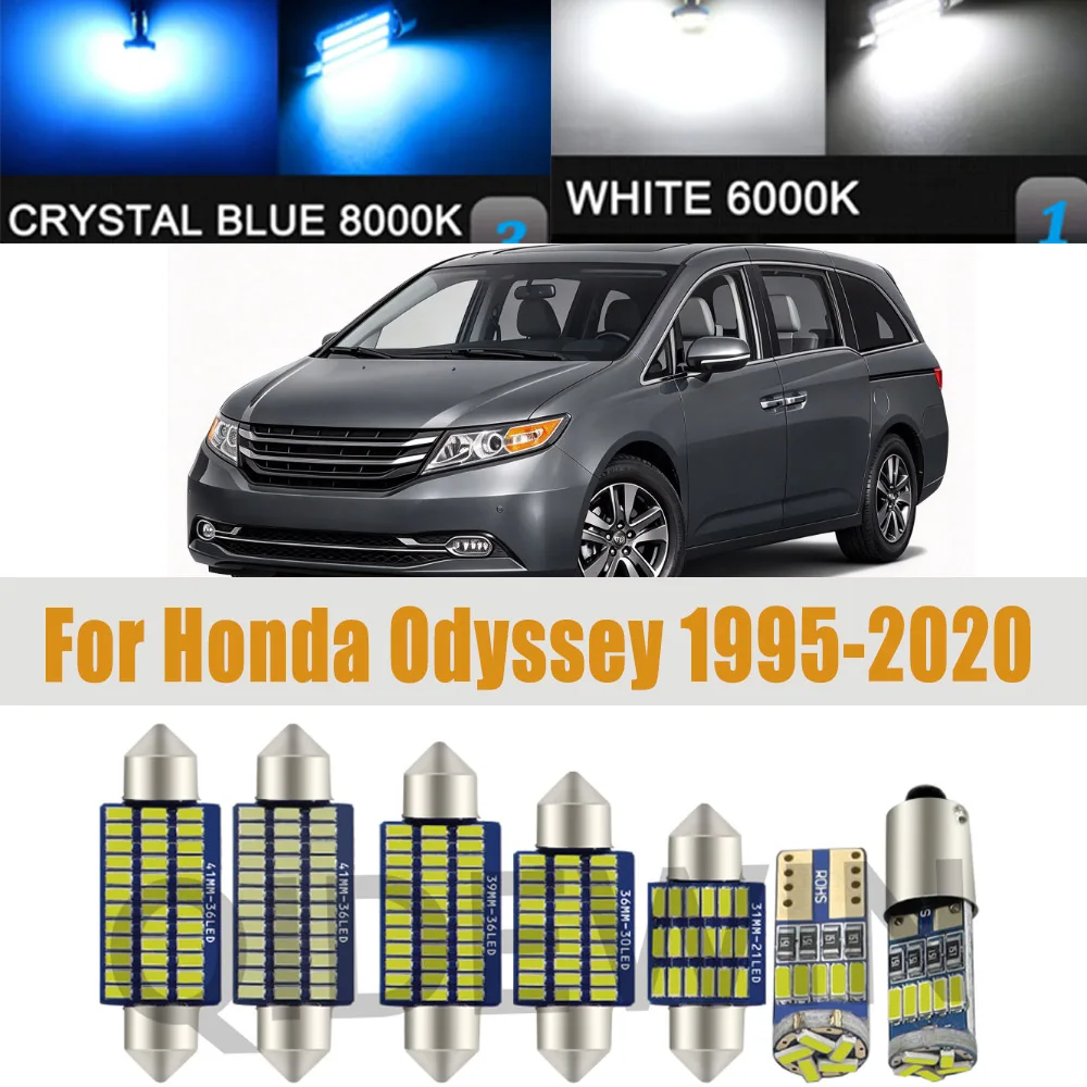 For Honda Odyssey 1995- 2006 2007 2008 2009 2010 2011 2012 2013 2014 2015 2016 2017 2018 2019 2020 Interior LED Light Kit Canbus