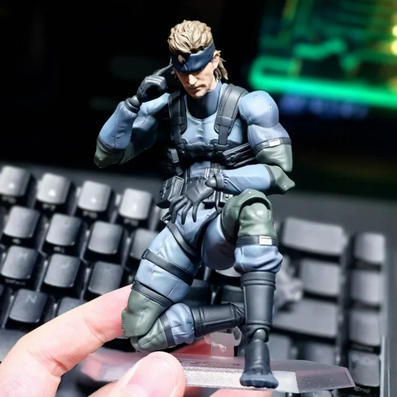 

New Figma Solid Snake Action Figure Mgs2 Ver Metal Gear Solid 2 Articulated Collectible Game Character Model In Stock