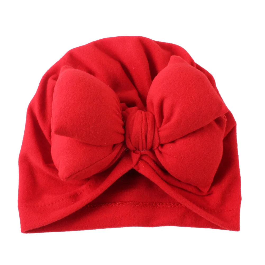 Baby Bowknot Hat Green Newborn Infant Cap Comfortable Fashion Photo Props Adorable Headdress Newborn Hat Infant Cap