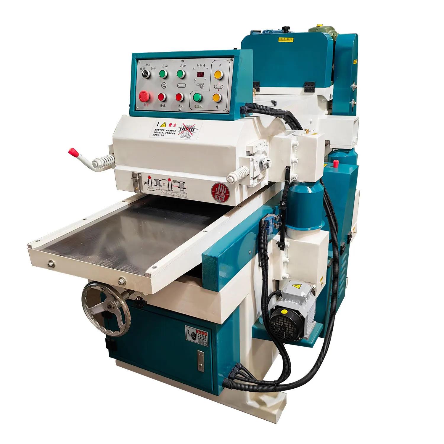 Fully Automatic High Speed Feeding Planing Machine Oblique Mouth Planing Woodworking