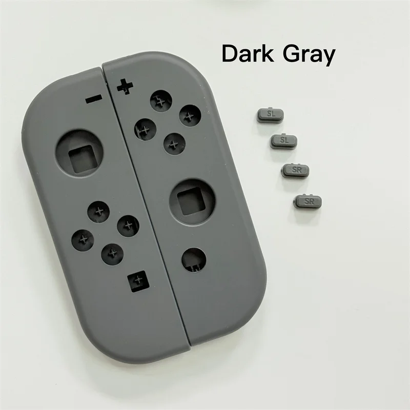 1PC Dark Black / Black Grey Housing for Nintendo Switch NS Joycon Shell Replacement Joy-con Case with Middle Frame SL SR Buttons