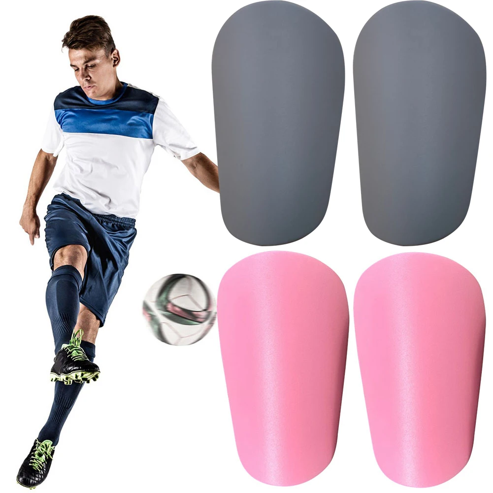 2Pcs Mini Football Shin Pad Soccer Miniature Shin Guards Wear-resistant Soccer Training Shank Board Lightweight for Kids Adults