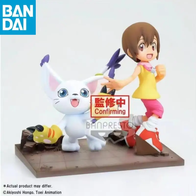 Bandai Banpresto en Stock véritable Dxf Digimon Ishida Yamato Gabumon Pvc Anime assemblage Figure modèle Collection ornements jouet