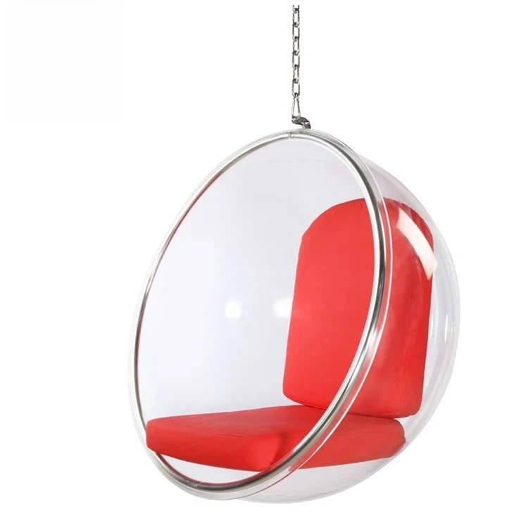 Applicable to Nordic style glass ball transparent bubble chair, hemispherical hanging chair, space chair, acrylic