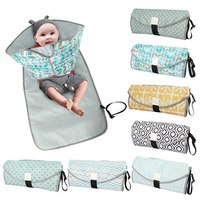 3-in-1 Multifuctional Baby Changing Mat Waterproof Diaper Changing Pads Portable Infant Baby Foldable Urine Mat Travel