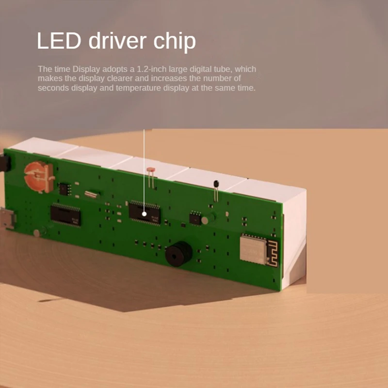 ESP8266 WIFI Clock As Shown PCB+Electronic Components+Acrylic LED Dot Matrix Clock RED GREEN TIME Display