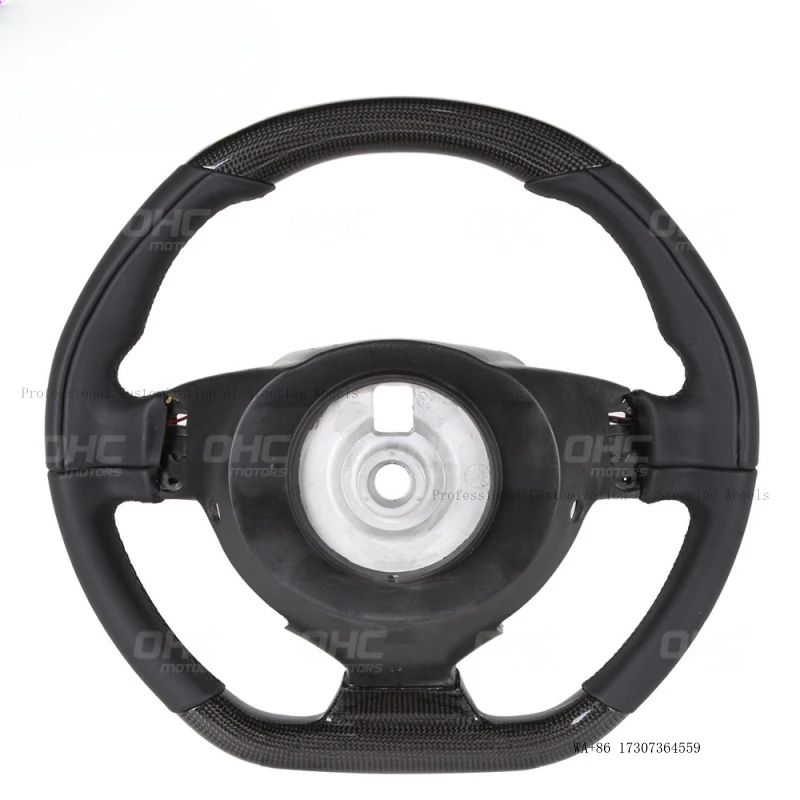 Suitable for Ferrari 488 458 456 F12 California LED carbon fiber steering wheel modification