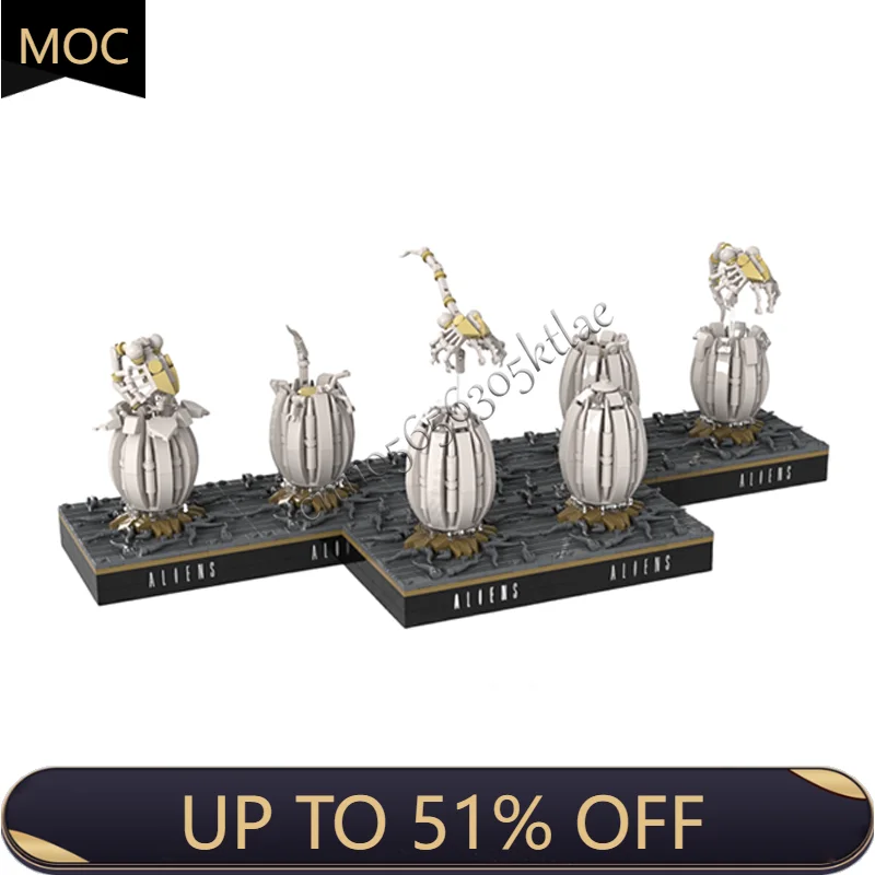 

2134 PCS Creative Space Series MOC Dimensional Incubation Model Building Block Technology Assembly Set Brick Toys BirthdayI Gift