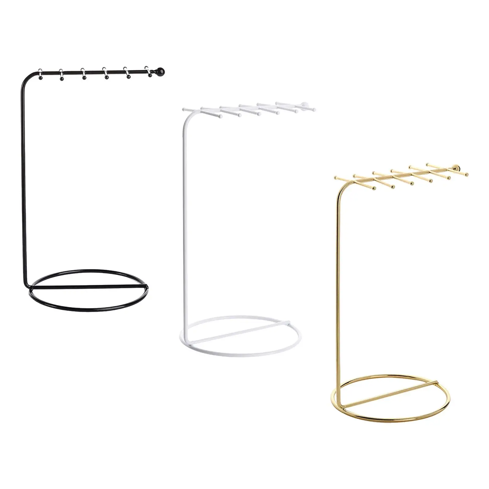 

Practical Necklace Organizer with 12 Hooks for Keychains Pendants Necklaces