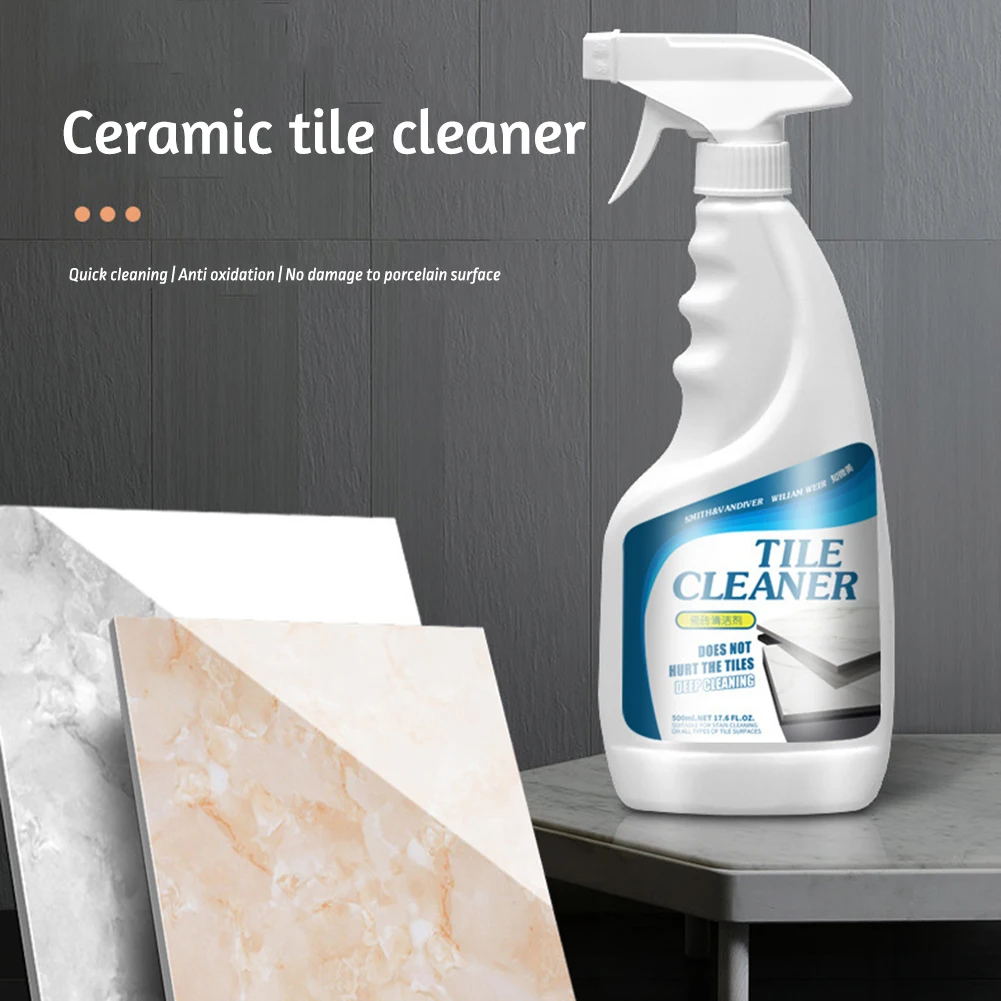 500ml Household Mildew Tile Grout Cleaner Kitchen Bathroom Cleaning Spray Washing Machine Floor Toilet Wall Joint Moldy Remover