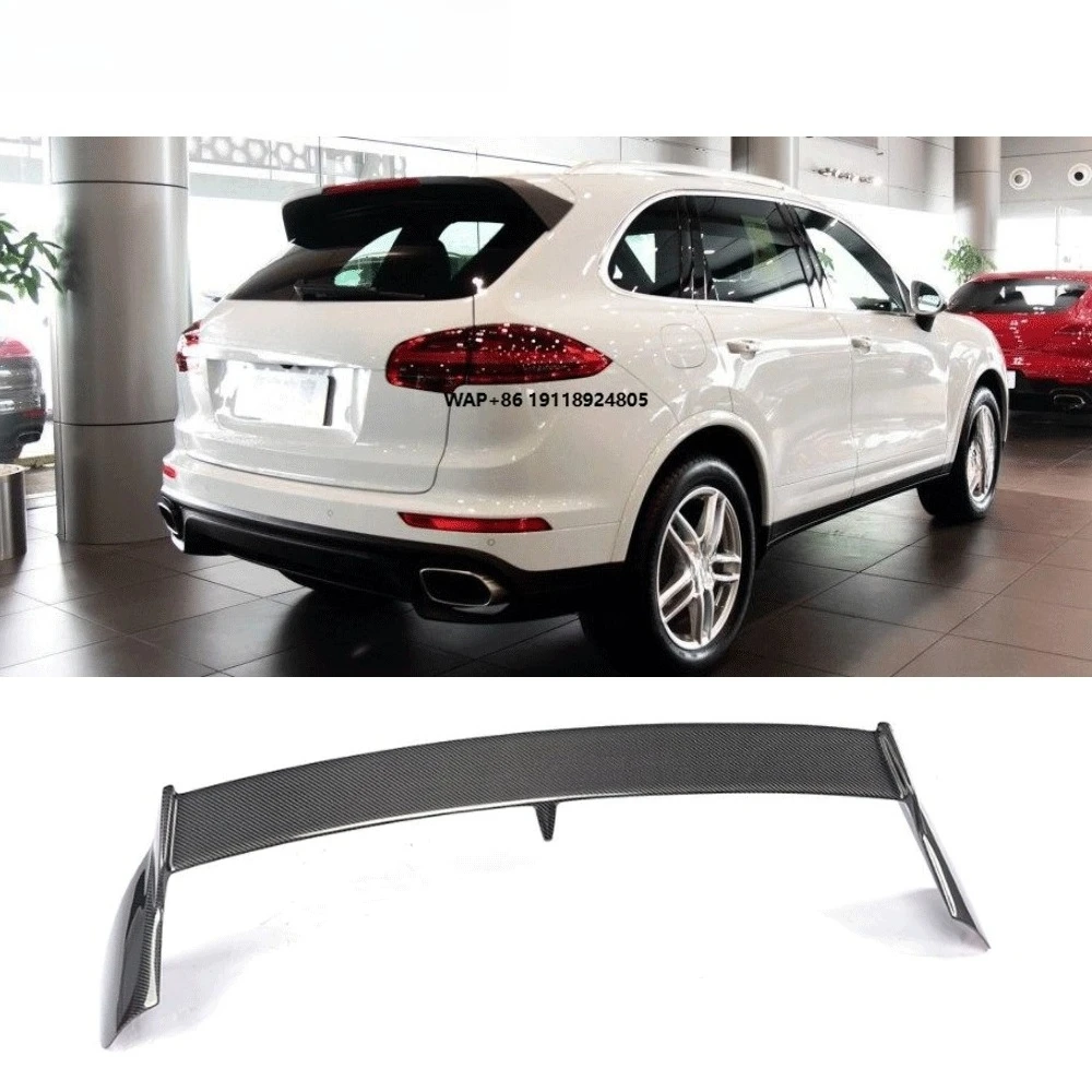 

Carbon Fiber Rear Roof Wing Spoiler for Cayenne 958 Turbo S Sport 4-Door 2015-2017