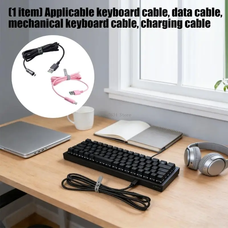  Mechanical Keyboard Cable for Blackwidow Tournament Edition V2 Replacement Wire Keyboard Parts