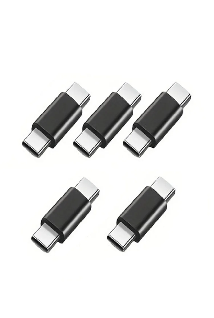 USB C Male to Male Adapter, USB Type C Coupler Extender Support PD, 5Gbps, for Thunderbolt 4/3, MacBook Pro/Air, Laptop, Phones