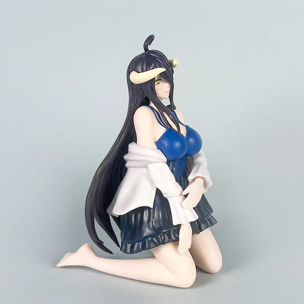 15cm Overlord Albedo Pozycja klęcząca Anime Dziewczyna Figurka Model Gk Statua Chłopcy Kolekcja Dekoracja Pulpitu Ozdoba Zabawki Prezenty