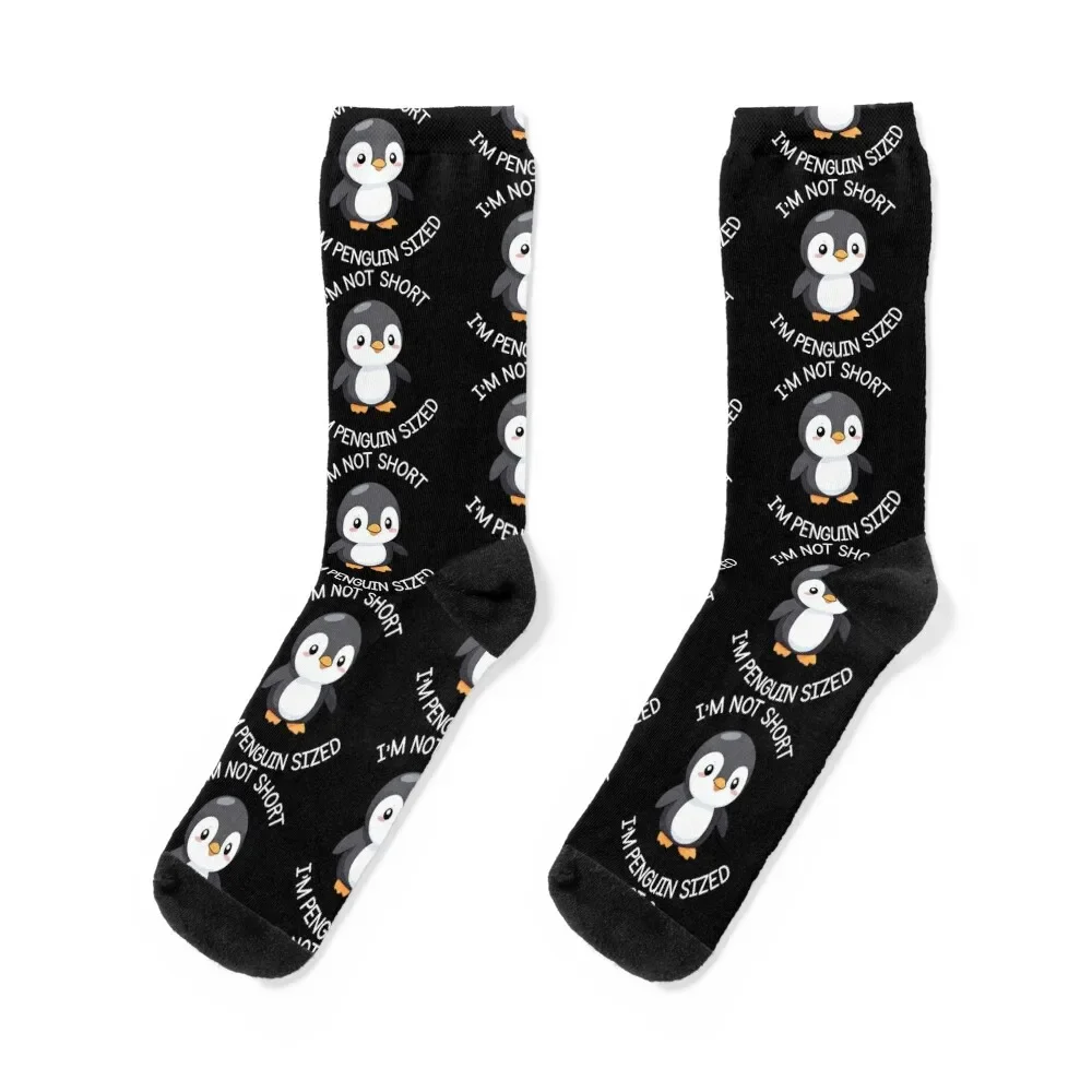 

I'm Not Short, I'm Penguin Sized Socks halloween hockey Boy Child Socks Women's