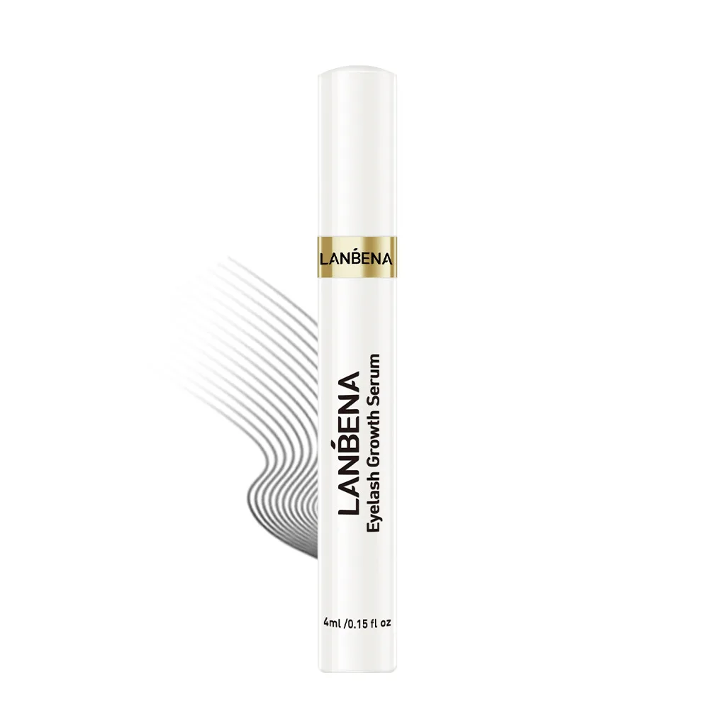 LANBENA 4ml Eyelash Growth Serum Eyelash Extension Essence For Increase Length,Thickness and Darkness of Eyelashes