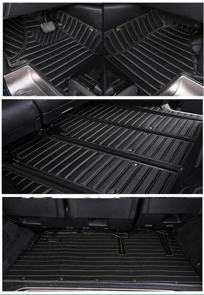 Best quality! Custom special car floor mats + trunk mat for Mercedes Benz Viano W639 6 7 8 seats 2022-2003 waterproof carpets