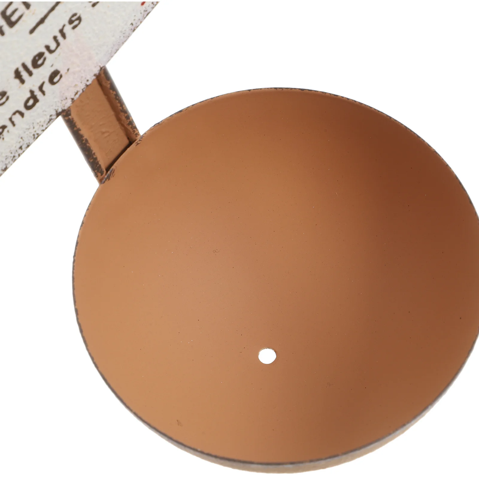 الحديد معلقة زارع ملعقة على شكل وعاء زهور معدني فريد لحديقة الشرفة في الهواء الطلق درابزين داخلي جدار سياج النبات