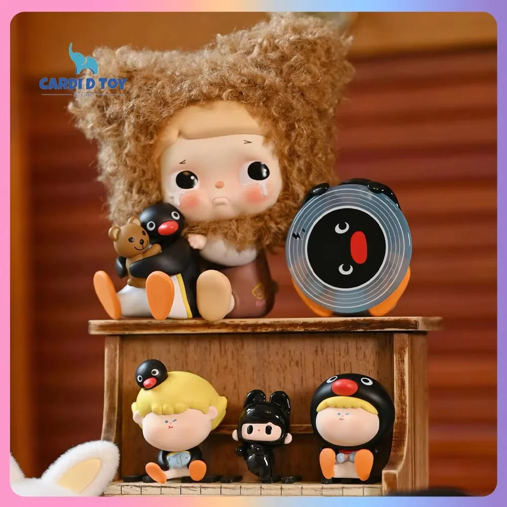 New Genuine Pingu Mystery Box Pingu Anime Figures Ornament Gift Toy Trendy Play 45th Anniversary Warm Adventure Series Blind Box