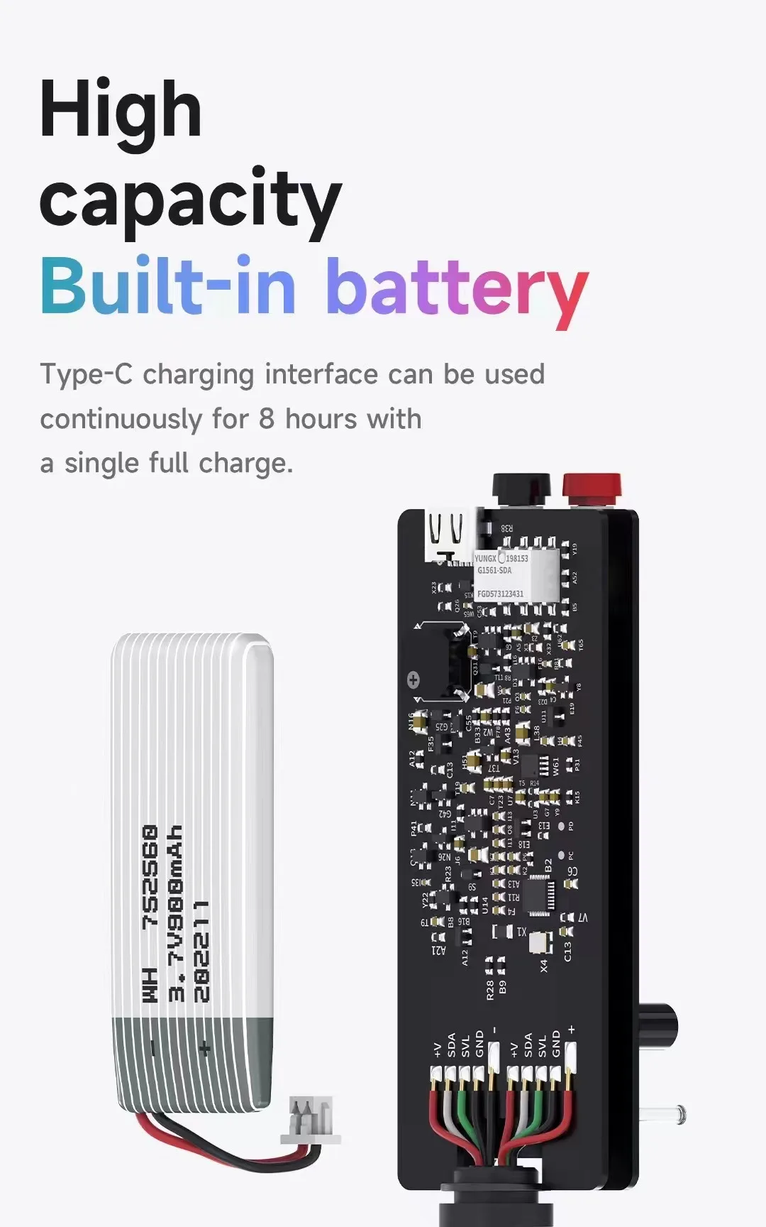 Professional Multimeter Voltage Universal Tester Digital Internal Resistance Meter with Repair Pen Detector for IC Motherboard