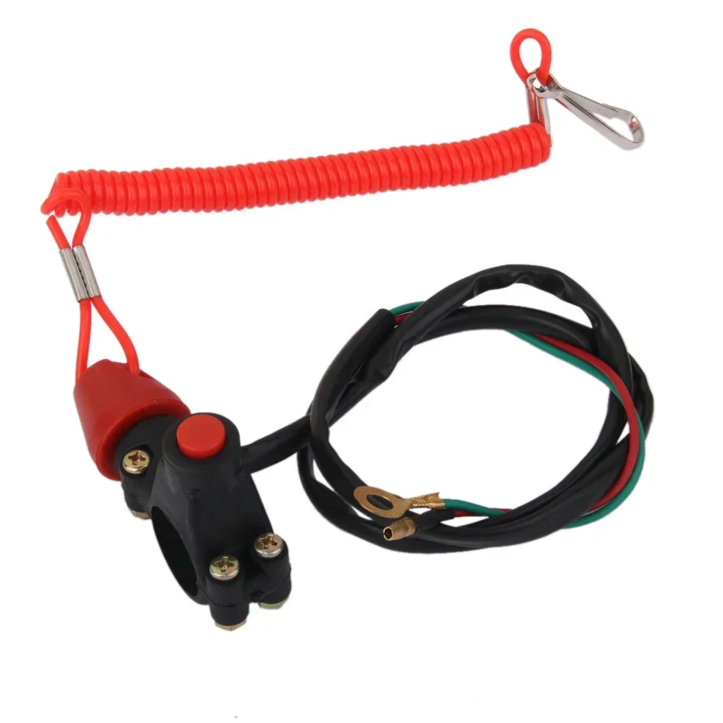 70cm Motorcycle Engine Kill Stop Switch Boat Outboard Engine Motor Kill Stop Switch Safety Lanyard For Marine ATV Quad Yacht