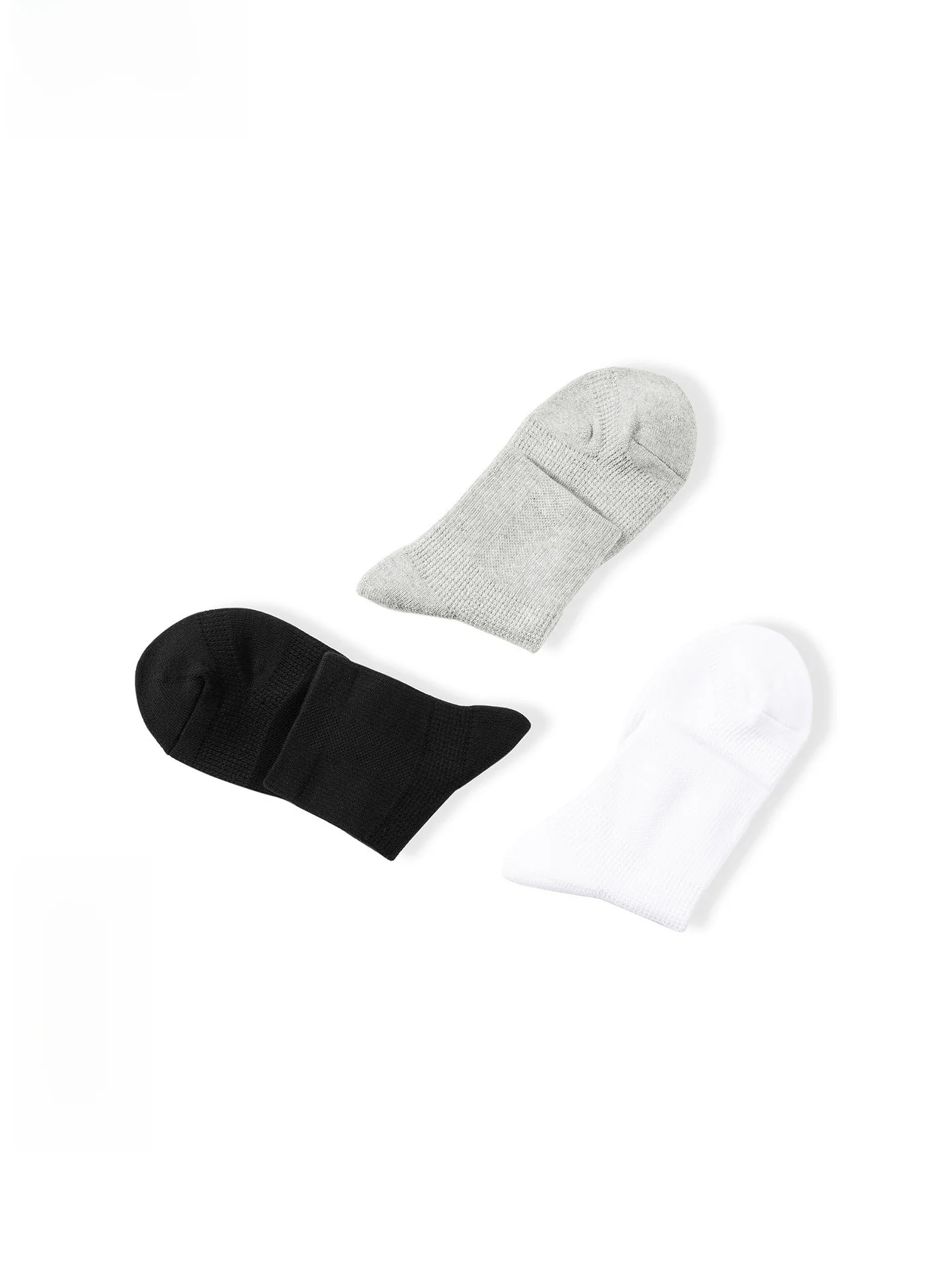 soft-breathable-casual-socks-for-men-youth-color-comfortable-fashionable-three-pairs-peacebird-men's-socks